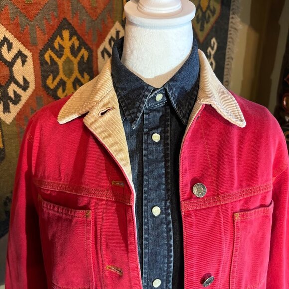 Vintage Red Ralph Lauren Chore Coat - Picture 2 of 5